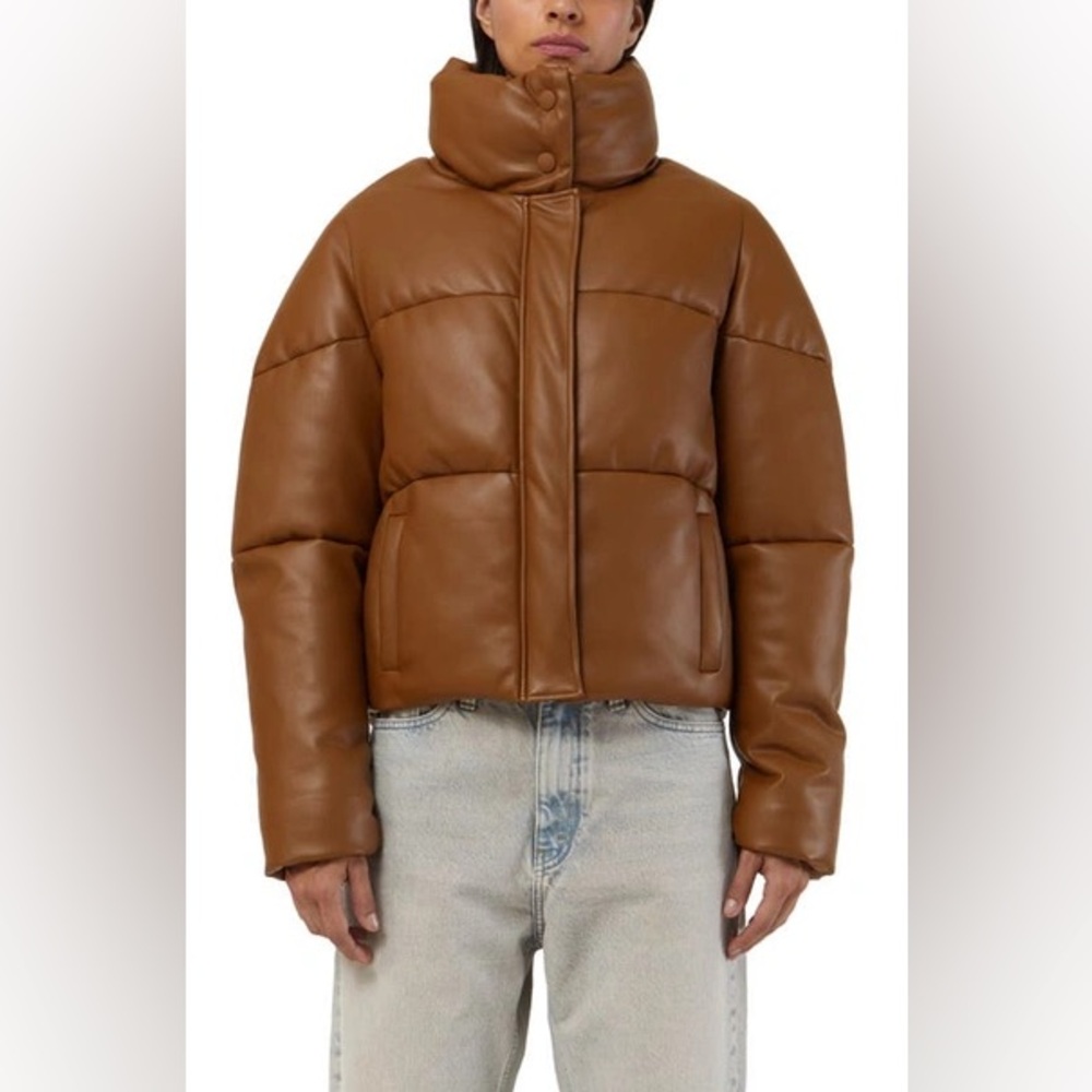 Apparis Jenna Nordstrom Women's Camel Puffer Jacket Size Small